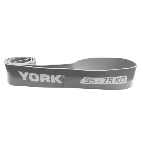 Резинка для фитнеса  York 35-75 кг серый #Y-80507 - фото №2